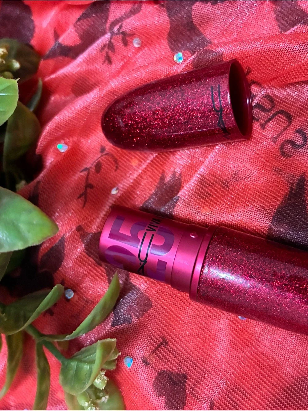 MAC Cosmetics Viva Glam Lipstick in Deep Red